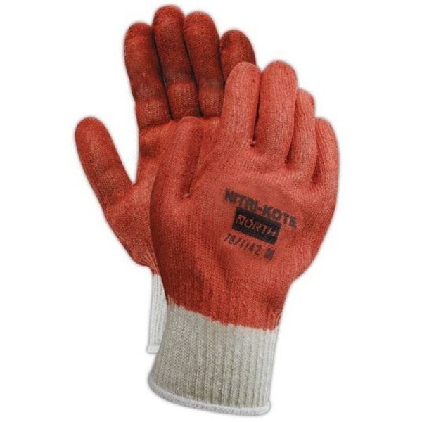 North By Honeywell NitriKote 781142 Reversible Nitrile Coated Knit Gloves, 12PK 78/1142M